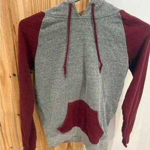 Obey Gray and Red Women's Sweater